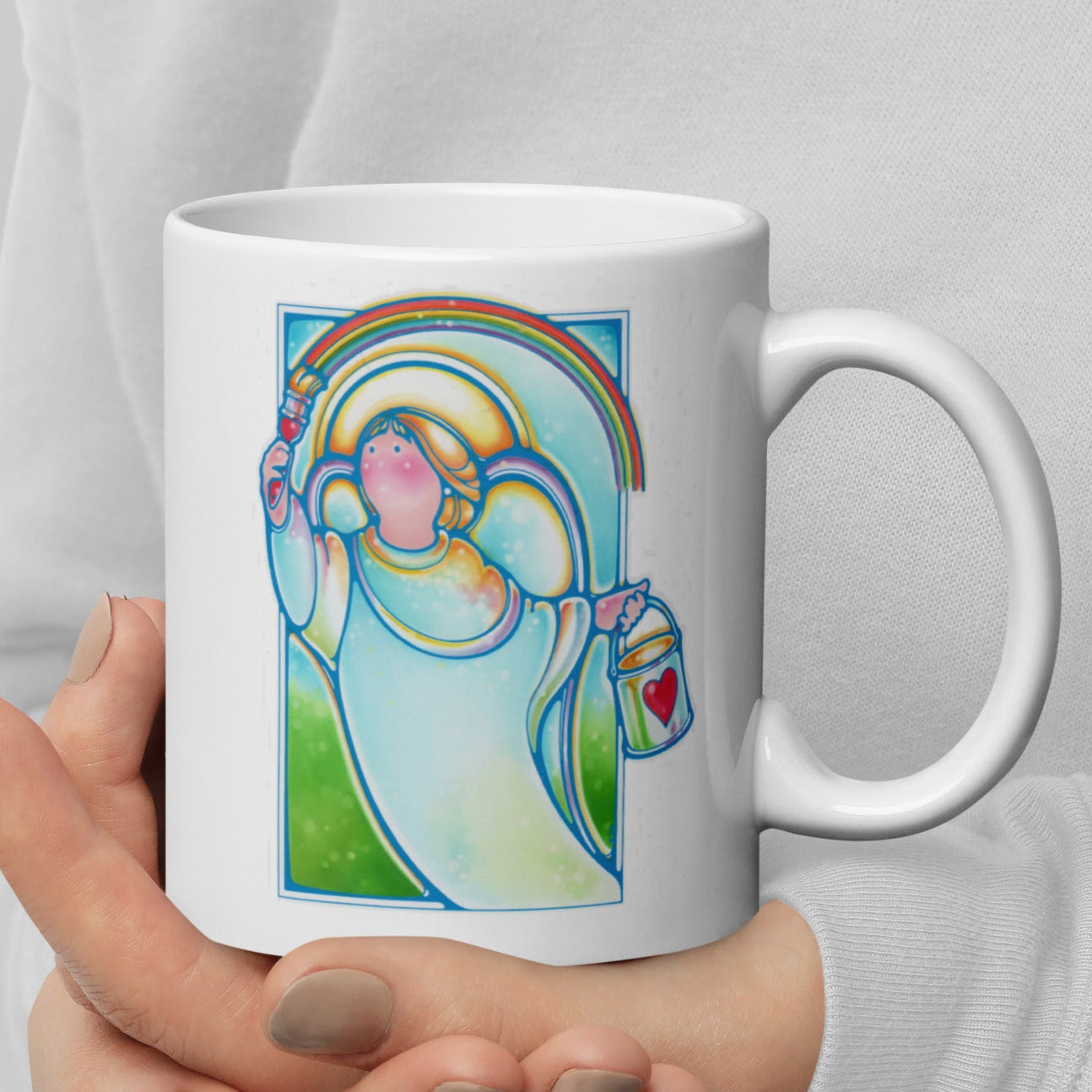 Angel Rainbow mug